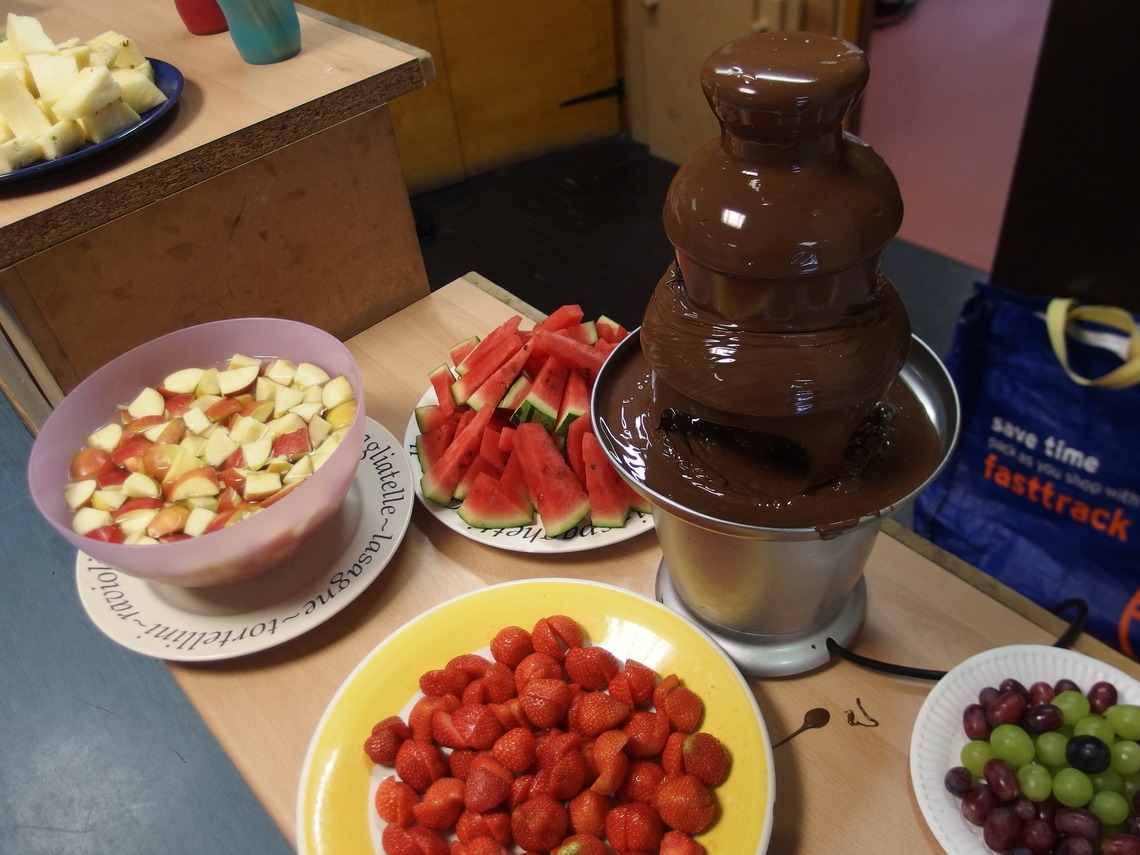 Choc fountain